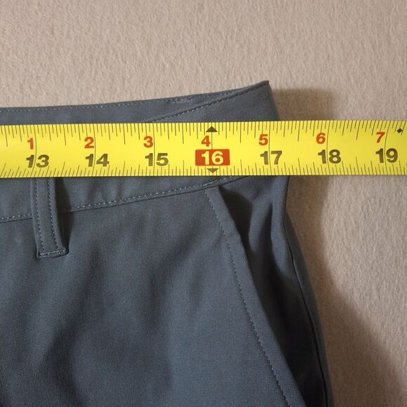 Rhone Commuter Slim Pants Men's 34x33 Dark Teal Performance Stretch Dress Work - Picture 6 of 13